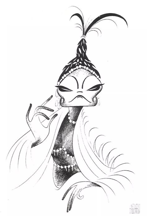 Al Hirschfeld ~ Eartha Kitt in “Timbuktu” Al Hirschfeld Caricatures, Hirschfeld Caricatures, Rat Queen, Rat Queens, Al Hirschfeld, Caricature Illustration, 3d Pencil Drawings, Creative Drawings, But Is It Art