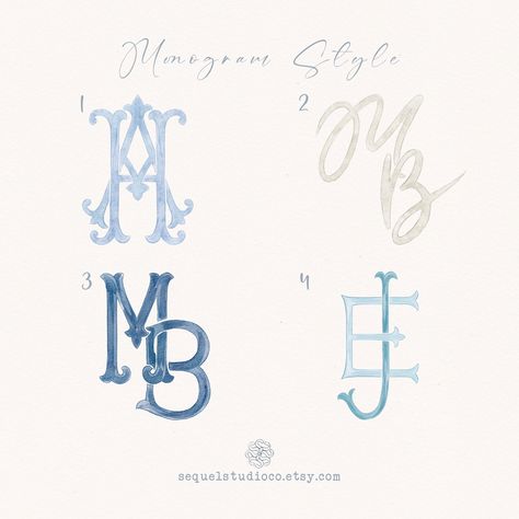 Wedding Crest Ideas, Wedding Crests, Crest Wedding Invitations, Blue Green Wedding, Watercolor Crest, Venue Illustration, Crest Monogram, Ribbon Logo, Crest Design