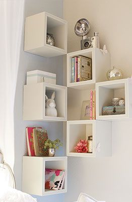 Ikea Eket Cube Ideas, Cool Girls Bedroom Ideas, Teen Room Inspiration, Cool Girl Bedrooms, Small Teen Bedroom, Cloud Bedroom, Wall Molding Design, Ikea Eket, Bedroom Nordic