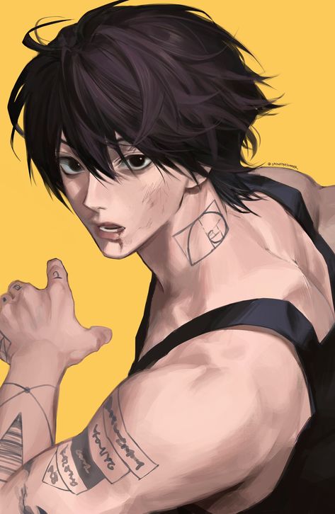 — nagumo ; from #sakamotodays ! by spendthesummer - twitter Nagumo Tattoo, Sakamoto Days, Digital Painting Tutorials, Big Art, Character Design Male, Anime Drawings Boy, 영감을 주는 캐릭터, Art Poses, Digital Art Tutorial