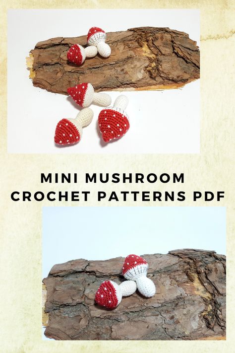 Mini mushroom plush crochet patterns pdf .Mushroom crochet pattern. Crochet mushroom .Crochet amigurumi pattern .Plush pattern Crochet toys Crochet Pattern Mushroom, Mushroom Crochet Pattern, Baby Hanging Toys, Mushroom Plush, Mushroom Crochet, Wooden Baby Gym, Mom Gifts Box, Baby Gym Toys, Mini Mushroom