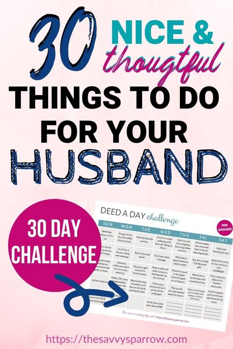 Love For Husband, Love Your Husband, Marriage Challenge, Love You Husband, Acts Of Love, Marriage Help, Ways To Show Love, Small Acts Of Kindness, Healthy Marriage