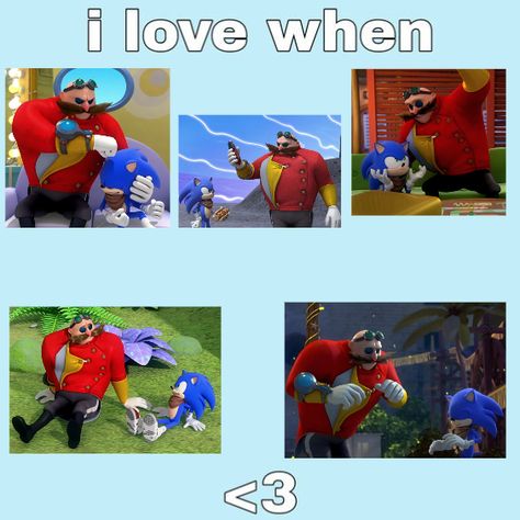 Sonic And Eggman, Eggman Sonic, Sonic Headcanons, Hedgehog Meme, Sonic Unleashed, Game Sonic, Sonic Heroes, Speed Of Sound, Lego Ninjago Movie