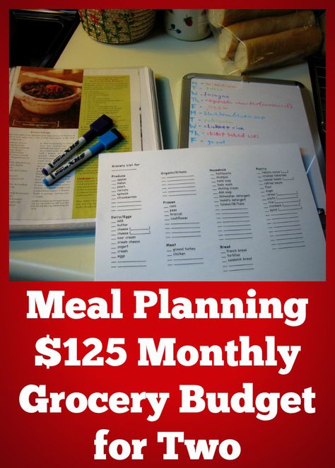 $125 Month Grocery Budget for Two: Meal Planning Grocery Budget For Two, Summer Budget, Cheap Meal Plans, Healthy Budget, Grocery Budget, Budget Meal Planning, Cooking For A Crowd, Cheap Dinners, Budget Planer