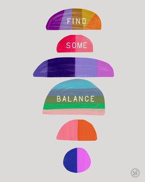 Vicky Barone | Illustration, Design & Art Licensing | Can you relate? This is the key for me as I find my way through this chaotic life. Life is an on-going balance of priorities and… | Instagram Being An Entrepreneur, Listen To Your Heart, Healing Vibes, My Goals, Healthy Mindset, Finding Balance, Art Licensing, New Week, Life Balance