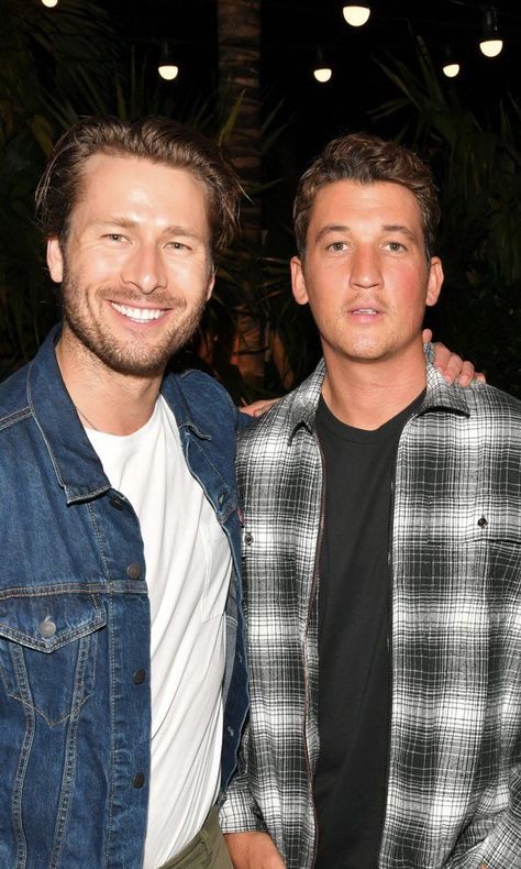 Glen Powell And Miles Teller, Bradley Rooster Bradshaw, Mike Teller, Rooster Bradshaw, Glenn Powell, Tom Skerritt, Kelly Mcgillis, Tim Robbins, Tony Scott