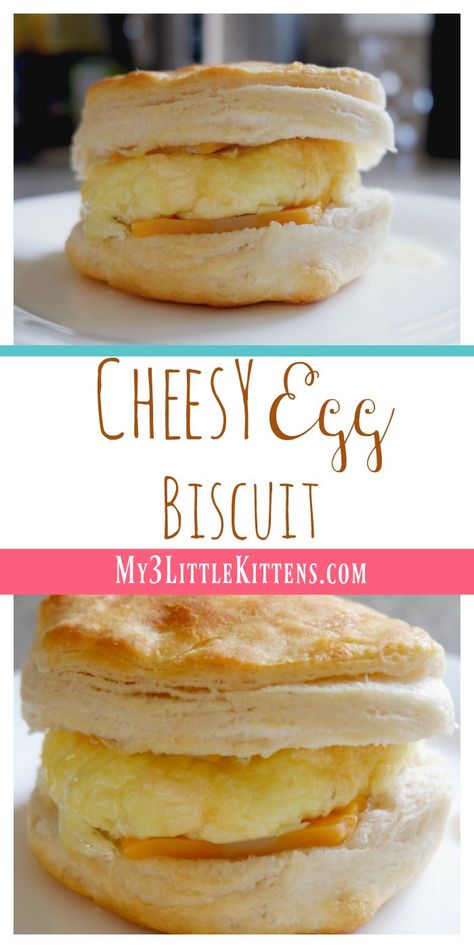 Ridiculously Delicious Cheesy Egg Biscuit. Perfect for breakfast or anytime! Local Fast Food, Egg Biscuits, Slow Cooker Dinner Recipes, Cheesy Eggs, Perfect Eggs, Cheesy Casserole, Breakfast Routine, Drop Biscuits, Biscuit Mix