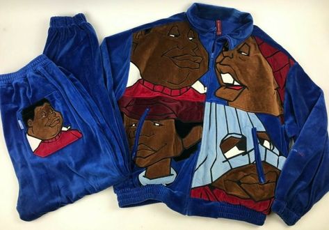 Gang Jacket, Fat Albert, Stylish Mens Suits, Velour Tracksuit, Pant Set, Mens Suits, Ups, Pants Set, Graffiti