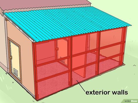 6 Ways to Add a Lean To Onto a Shed - wikiHow Lean To Extension, Lean To Carport, She Shed Plans, Lean To Roof, Lean To Shed Plans, Diy Storage Shed, Shed Building, Lean To Shed, Simple Shed