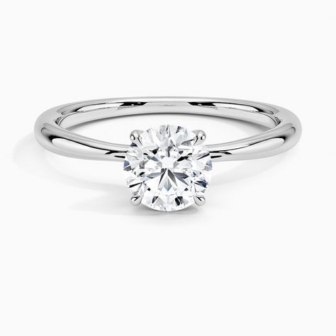 Lab Created Diamond Rings Engagement, Lab Diamond Engagement Ring, Engagement Rings Platinum, Circle Diamond, Jewelry Rings Diamond, Elegant Ring, Engagement Ring Settings, Solitaire Engagement, Solitaire Engagement Ring