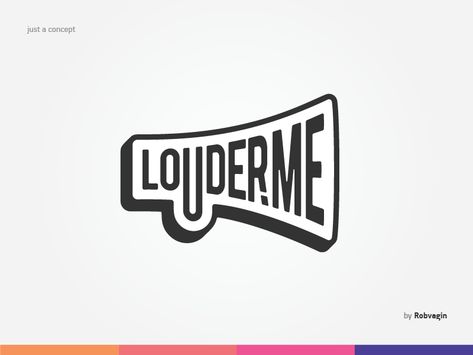 "LOUDER.ME" by Robert Vagin Radio Logo, Design Logo, Chevrolet Logo, The North Face Logo, Global Community, Creative Professional, Retail Logos, Vehicle Logos, Logo Design