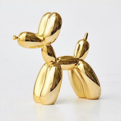 Jeff Koons Dog, Balloon Dog Sculpture, The Broad Museum, Statue Art, Baby Balloon, Playful Decor, Jeff Koons, Dog Sculpture, Dog Statue