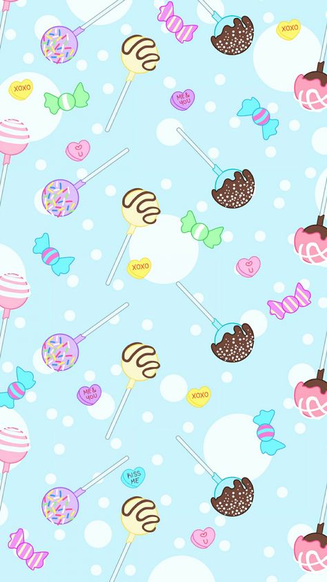 Wallpaper Iphone Cartoon, Cupcakes Wallpaper, Iphone Cartoon, Food Wallpaper, Baby Fabric, Cute Patterns Wallpaper, Kawaii Wallpaper, Butterfly Wallpaper, Cute Backgrounds