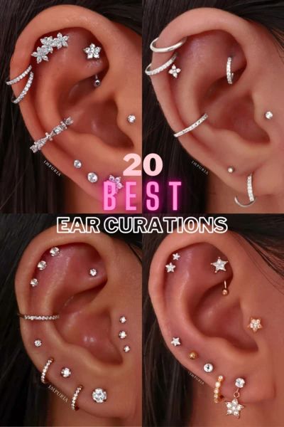 20 of the Most Popular Ear Piercing Ideas in 2021 – MyBodiArt