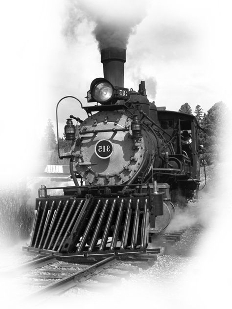 Steam Train Tattoo, Train Tattoo, Design Tattoos, Steam Train, Steam Trains, Animal Tattoos, Wagons, Passenger, Steam