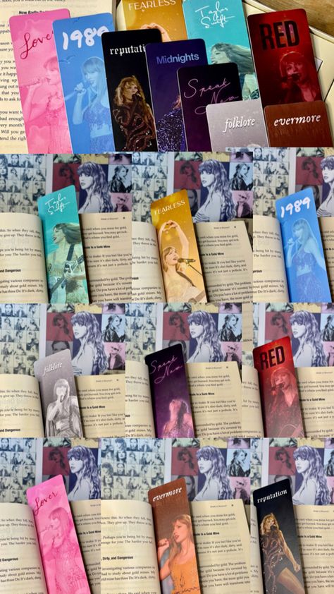 Taylor Swift Bookmarks The Ears Tour, Ears Tour, Style Taylor Swift, Folklore Evermore, Reading Adventure, Taylor Swift Fearless, Speak Now, Her Music, Eras Tour