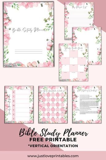 Faith Planner Free Printable, Bible Planner Printables, Bible Study Notebook Printables, Christian Planner Printables, Bible Study Template Free, Faith Planner Ideas, Bible Printables Free, Bible Scrapbooking Ideas, Bible Study Templates Free Printables