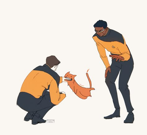 Data And Geordi, Funny Star Trek, Star Trek Humor, Star Trek Data, Star Trek Fanart, Blazing Star, Fandom Star Trek, Star Trek Next Generation, Star Trek Funny