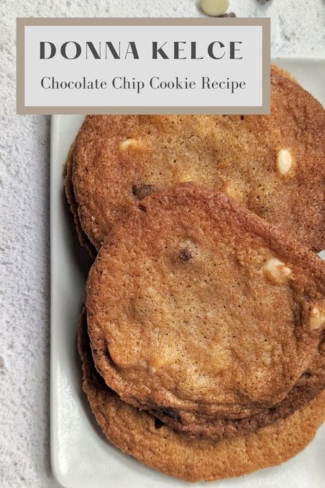 Try the famous Donna Kelce cookie recipe! If the cookies are good enough for NFL football players, they're good enough for me! Donna Kelce Chocolate Chip Cookies, Donna Kelce Cookie Recipe, Donna Kelce, Swiftie Party, Nfl Football Players, Milk Chocolate Chips, Travis Kelce, Yummy Sweets, Cake Flour