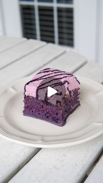 Andy on Instagram: "day 3 of all about u bae  S/o to the queen of desserts, @catherine.desserts for this one! I used her Matcha Tres Leches as inspiration for this ube version 💜  You can find her recipe here: https://zhangcatherine.com/matcha-tres-leches/  This Ube Tres Leches is everything you could imagine about a milky ube cake. The ube condensed milk carries the ube flavor all the way. No extra yams needed. For sweet level, it’s based on the condensed milk and I’d deem it sweet but not overly sweet. I inhaled my plate after so good luck sharing with anyone else 😆  I’m going to have to put a disclaimer/tip- DO NOT make this cake outside in 97F weather LOL. I was evidently baking myself with this heat while mixing all this outside. It was a nice thought at first. Other funny things in Ube Tres Leches Cake Recipe, Ube Tres Leches Cake, Ube Cake Recipes, Catherine Desserts, Ube Tres Leches, Ube Condensed Milk, Ube Cake, Pinoy Dessert, Icing Frosting