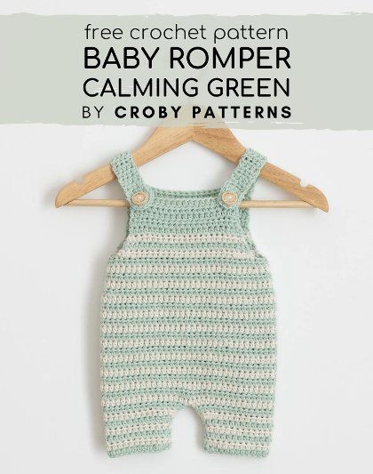 Crochet Baby Overalls Free Pattern, Crochet Romper Free Pattern, Crochet Romper Baby Free Pattern, Crochet Overalls Free Pattern, Crochet Baby Romper Free Pattern, Crochet Baby Overalls, Baby Overalls Pattern, Baby Romper Pattern Free, Free Crochet Tutorials