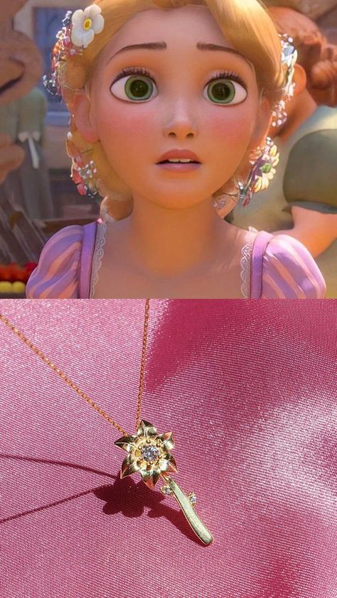 #aesthetic #tiktok #instagram #pinterest #trendy #jewelry #jewelrytrends #reorah #rapunzeljewelry #disneyjewellery #rapunzelflowergleamandglownecklace #necklaceoftheday #rapunzelmovie #pinterestinspired #pinterestgirl #pinterestaesthetic #rapunzelnecklace  #tanglednecklace #princessnecklace #disneyprincess #disneyprincessnecklace Repunzel Tangled, Sundrop Flower, Rapunzel Necklace, Flower Gleam And Glow, Rapunzel Sun, Glow Aesthetic, Disney Princess Jewelry, Tangled Jewelry, Tangled Movie