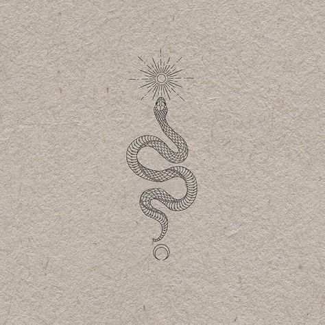 Girl Back Tattoos, Snake Tattoo Design, Line Art Tattoos, Discreet Tattoos, Dainty Tattoos, Snake Tattoo, Little Tattoos, Simplistic Tattoos, Tattoo Design Drawings