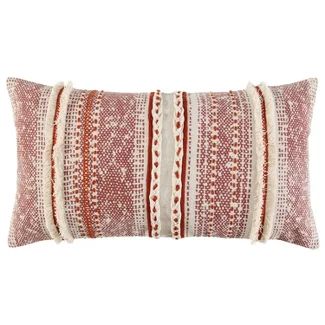 Long Lumbar Pillow : Target Embellishment Details, Red Throw, Decorative Lumbar Pillows, Striped Throw, Home Decor Color, Cotton Throws, Cotton Throw Pillow, Decorative Throw Pillow Covers, Lumbar Throw Pillow