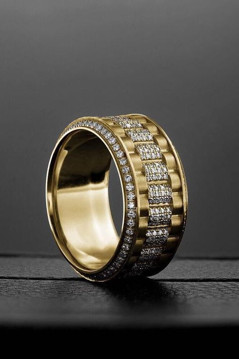 18 Top Popular Mens Wedding Bands In 2020 | Wedding Forward Wedding Bands For Men Diamond, Men’s Gold And Diamond Wedding Ring, Mens Wedding Rings Unique Diamonds, Wedding Bands For Men Gold, Men Wedding Rings Gold, Cool Mens Wedding Bands, Custom Mens Wedding Bands, Simple Beach Wedding Ideas, Black Diamond Wedding Band