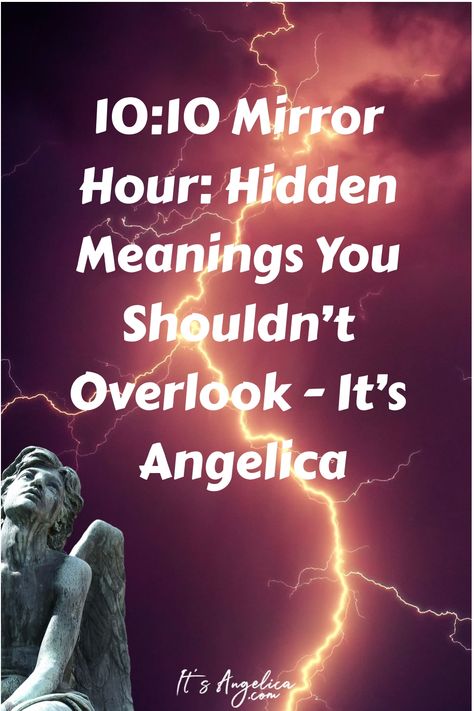 10:10 Mirror Hour: Hidden Meanings You Shouldn’t Overlook - It’s Angelica Personal Revelation, Think Deeply, Mentally Strong, Spiritual Messages, Spiritual Guidance, Trust Yourself, Psychology, Meant To Be, Encouragement