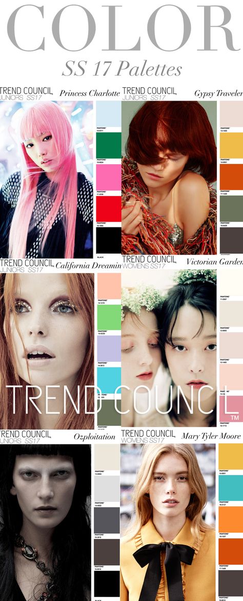 TREND COUNCIL UPDATES spring summer 2017 Color Trends 2017, Trend Council, Color Forecasting, 2016 Fashion Trends, Color Trends Fashion, Fashion Forecasting, 2016 Trends, 2017 Fashion Trends, Spring Summer Trends