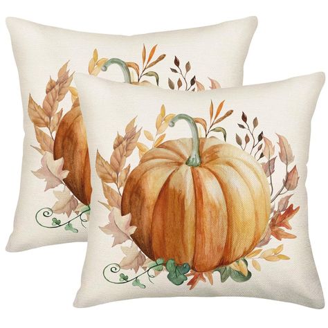 Fall Pillow Covers, Thanksgiving Pillows, Fall Pillow, Fall Pillow Cover, Pumpkin Pillows, Garden Pillows, Fall Pillows, 20x20 Pillow Covers, Linen Throw Pillow