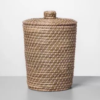 Shop for bathroom trash can online at Target. Free shipping on orders of $35+ and save 5% every day with your Target RedCard. Bathroom Trash Can Ideas, Trash Can Ideas, Candlelit Bath, Glazed Peaches, Can Ideas, Peach Bathroom, Bathroom Waste Basket, Fragrant Candles, Bathroom Trash Can