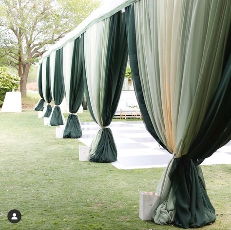 Pheras Decor, Green Nikkah, Fairmont Wedding, Tropical Sweet 16, Enchanted Theme, Havana Nights Party Theme, Sage Green Curtains, Sketching Inspiration, Gold Drapes