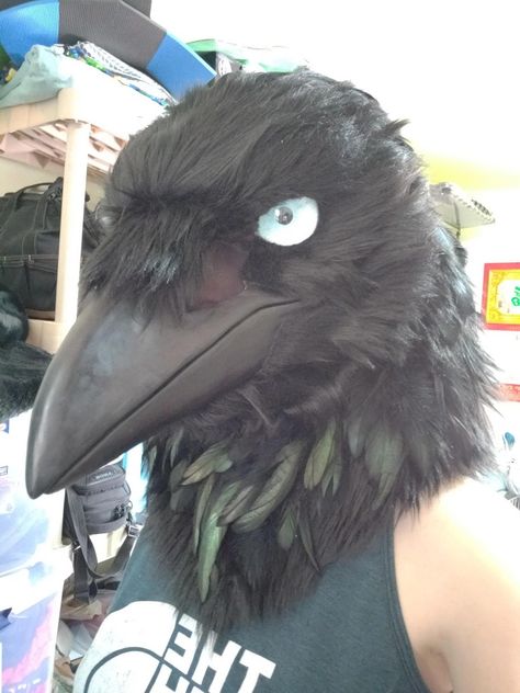 Scary Birds, Crow Mask, Bird Costume, Dragon Puppet, Silly Cats Pictures, Silly Images, Scary Art, Cool Inventions, Silly Cats