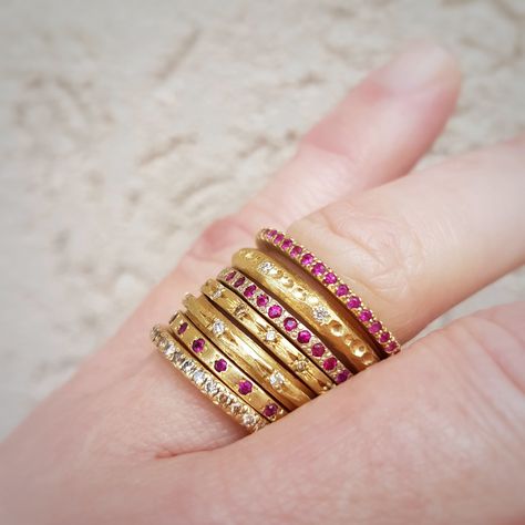 Ruby Band . White Gold Ruby Ring . 18k Gold Wedding Ring . Ruby Engagement Ring . Textured Stacking Band . Ruby Stack Ring . Ethical Jewelry https://etsy.me/3aIAM7s #gold #ruby #pink #white #women #minimalist #ruby Wedding Ring Ruby, White Gold Ruby Ring, Ruby Eternity Band, Gold Ruby Ring, Gold Diamond Hoop Earrings, Ruby Bands, Eternity Ring Gold, Ruby Ring Gold, Rosecut Diamond Ring