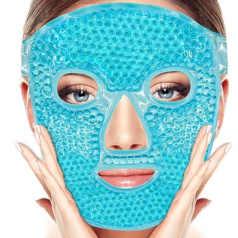 to Reduce Puffiness, Dark Circles, Hot Cold Compress Pack, Face Spa for Woman Sleeping, Pressure, Headaches, Toothache, Skin Care Products Ice Mask, Facial Puffiness, Face Spa, Cold Face, Gel Face Mask, Ice Gel, Spa Facial, Gel Beads, Dark Under Eye