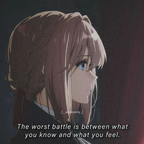 Violet Evergarden Quotes, Violet Quotes, Violet Evergarden Anime, Actions Speak Louder Than Words, Violet Evergarden, Anime Quotes, The Worst, Violet, How Are You Feeling