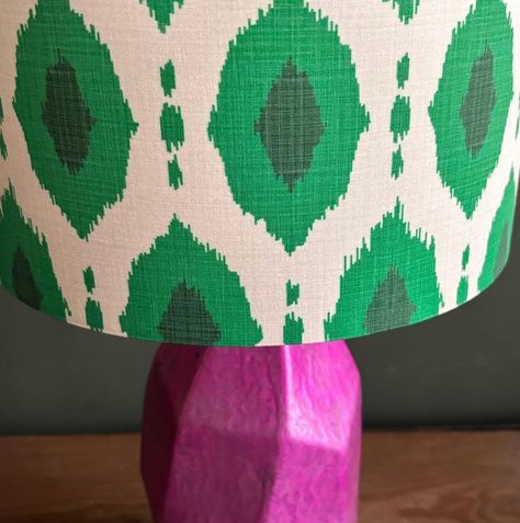 I can’t resist sharing one more gorgeous lamp from @april15amsterdam! I just love how my Kelly green ikat looks on this shade! How fabulous is hot pink and green? Talk about a dopamine hit! They also had a word art message that I really needed to hear, so I included it in the last pic. Sorry about “f”💣 , but still much needed message! 💚🩷💚🩷 #havesomeconfidence #dopaminedecor #fabricdesign #lampshadedesign #spoonflowerfabric #spoonflowerwallpaper #surfacepatterndesign #artlicensing #diypro... Hot Pink And Green, Green Ikat, Lampshade Designs, Art Licensing, Much Needed, A Word, Kelly Green, Surface Pattern Design, Word Art