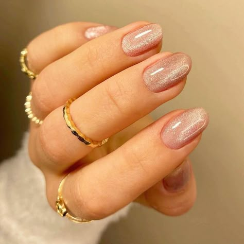 The Best Velvet Nail Ideas to Show Your Manicurist Nude Cats Eye Nails, Natural Cat Eye Nails, Velvet Nails Acrylic, Fun Bridal Nails, Natural Short Nail Designs, Russian Manicure Design, Studio Pictures, Nails Round, Gel French Manicure