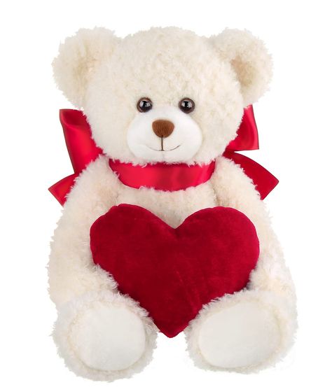 PRICES MAY VARY. ADORABLY CUTE: This 16" long off-white Valentines teddy bear is the perfect gift for kids or that special someone in your life. With ultra-soft fur and a cuddlesome body, it is sure to be a hit with both children and adults alike. The bear is dressed up in a wide red satin bow, adding a touch of elegance to its appearance. It also holds a luxurious velvet heart, making it a perfect symbol of love and affection. The teddy bear is surface washable, making it easy to clean and main Black Cat Halloween Costume, Teddy Bears Valentines, Heart Plush, Holding A Heart, White Teddy Bear, Cat Halloween Costume, Holiday Snowmen, Teddy Bear Collection, Teddy Bear Stuffed Animal