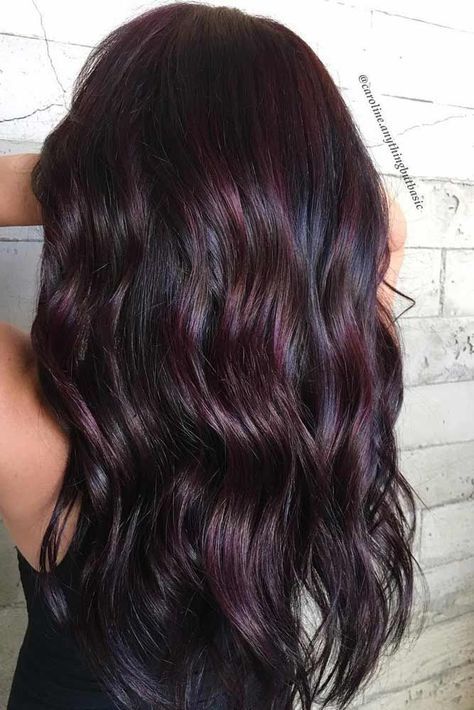 Blackberry Hair, Red Violet Hair, Wine Hair Color, Maroon Hair, Plum Hair, Wine Hair, Violet Hair, Hair Color Burgundy, Red Brown Hair