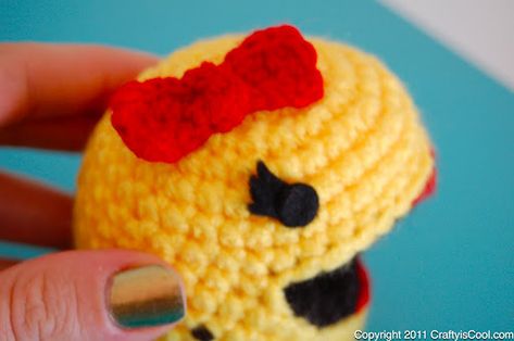 Free Pattern Friday! Ms. Pac-man | craftyiscool Craft Markets, Pac Man, Crochet Videos, Crochet For Kids, Labor Day, Long Weekend, Crochet Toys, Happy Friday, Crochet Amigurumi