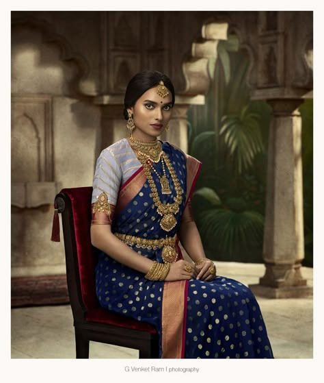 Malabar Jewellery, Raja Ravi Varma Paintings, Ravi Varma Paintings, Half Sari, Raja Ravi Varma, Ravi Varma, Royal Jewellery, Vintage Photography Women, Ethnic Clothes