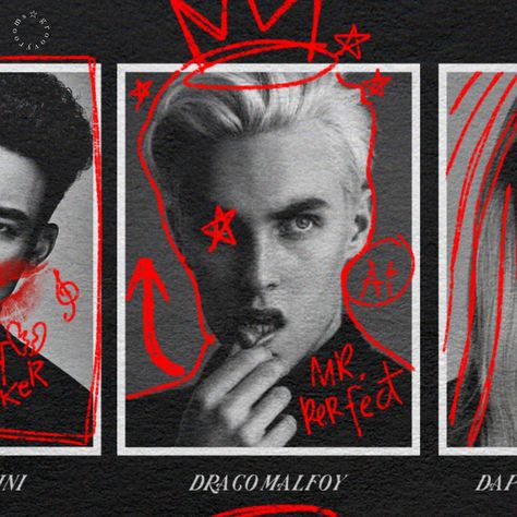 Slytherin Fan Cast, Draco Malfoy Fan Cast, Otto Seppalainen Draco Malfoy, Slytherin Yearbook, Draco Malfoy Sketch, Draco Malfoy Drawing, Hogwarts Yearbook, Yearbook Edit, Slytherin Squad