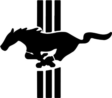 Mustang Emblem, Simbolos Tattoo, Ford Mustang Logo, Mustang Logo, Router Projects, Mustang Horse, Silhouette Images, Man Stuff, Marken Logo