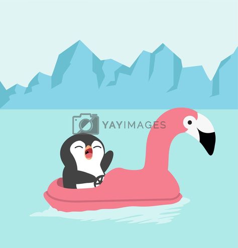 cartoon penguin riding flamingo boat #Ad , #AD, #penguin, #riding, #flamingo, #boat Boat Cartoon, Flamingo Float, Cartoon Penguin, Yay Images, Scenery Wallpaper, Infographic Design, Penguins, Flamingo, Vector Art