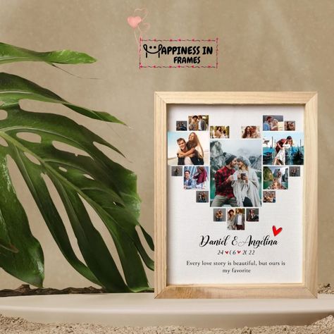 Celebrate your love story with a custom frame that captures every beautiful moment. 💑 A perfect gift for your special someone, personalized just for you. 💖✨ At Happiness in Frames, we bring your favorite memories to life! 🖼️ Ready to create yours? Drop us a message! 📩 📞 0333-4052585 📧 yusraaleem585@gmail.com #customframes #personalizedgifts #giftideas #memorylane #handmadegifts #couplegoals #framesoflove #uniquedesigns #photoframes Photoframes Gifts Idea, Memory Lane, Beautiful Moments, Custom Framing, Photo Frame, Love Story, Create Yourself, Personalized Gifts, Unique Designs