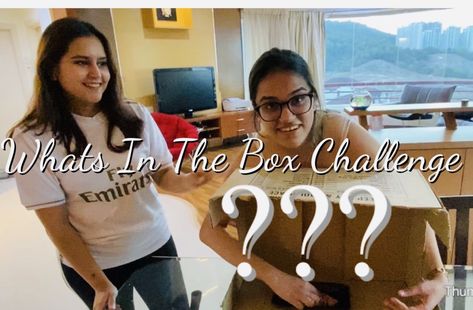 CRAZY WHATS IN THE BOX CHALLENGE! Box Challenge, Crazy Ideas, The Box, Women's Top, T Shirt