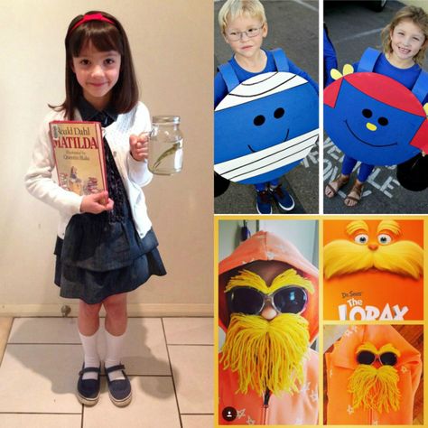 21 Last Minute DIY Book Week Dress Ups for Kids - Clean Eating with kids Easy Book Character Costumes, Easy Book Week Costumes, Kids Book Character Costumes, Book Characters Dress Up, Book Character Day, Movie Character Costumes, Children's Book Characters, Character Dress Up, Book Costumes